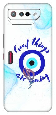 ASUS Phone Skins (All Models) - Evil Eye Good Things Are Coming - 3D Embossed Finish (L-322) Asus ROG Phone 7 (5G)