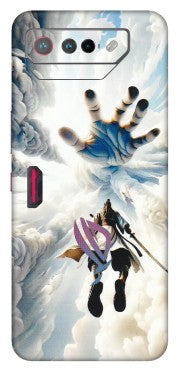 ASUS Phone Skins (All Models) - Big Hand With Monkey King - 3D Embossed Finish (L-323) Asus ROG Phone 7 (5G)