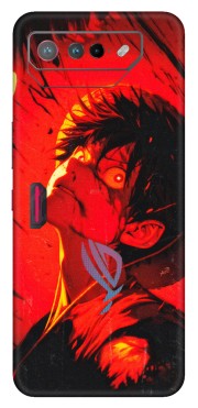 ASUS Phone Skins (All Models) - D.Luffy Power Up One Piece Anime - 3D Embossed Finish (L-326) Asus ROG Phone 7 (5G)