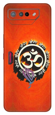 ASUS Phone Skins (All Models) - Aum Shiv Orange - 3D Embossed Finish (L-32) Asus ROG Phone 7 (5G)