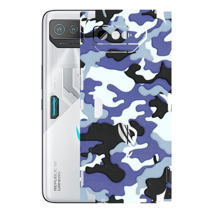 ASUS Phone Skins (All Models) - Powerfull Military Camoflauge - 3D Embossed Finish (L-49) Asus ROG Phone 7 (5G)