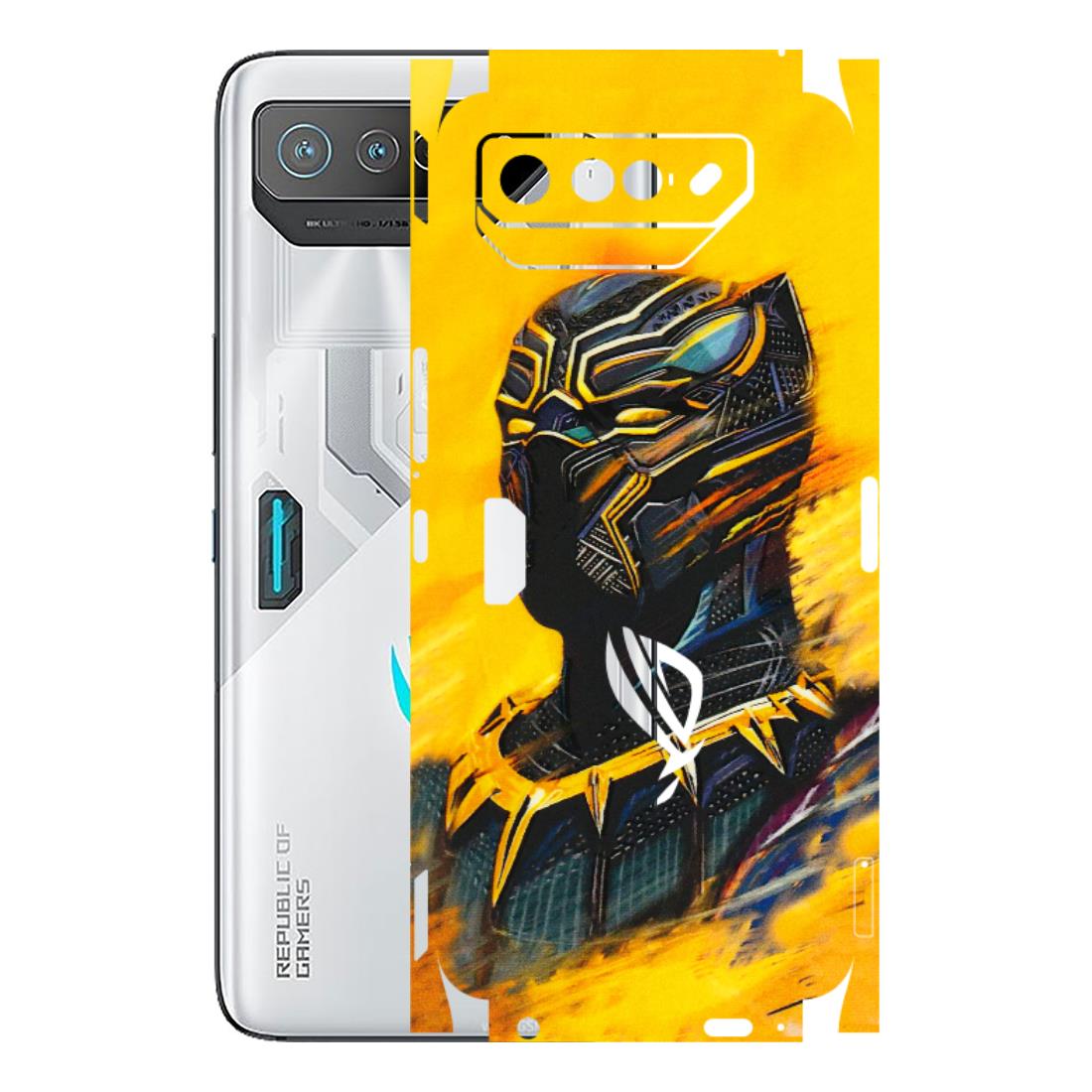 ASUS Phone Skins (All Models) - Yellow Panther - 3D Embossed Finish (L-54) Asus ROG Phone 7 (5G)