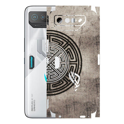 ASUS Phone Skins (All Models) - Mysterious Circular Design - 3D Embossed Finish (L-63) Asus ROG Phone 7 (5G)
