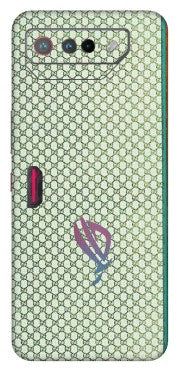 ASUS Phone Skins (All Models) - Gucci Fabric Pattern - 3D Embossed Finish (L-73) Asus ROG Phone 7 (5G)