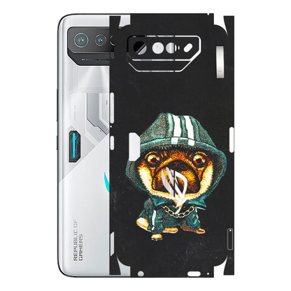 ASUS Phone Skins (All Models) - Puppy N Hoodie - 3D Embossed Finish (L-90) Asus ROG Phone 7 (5G)