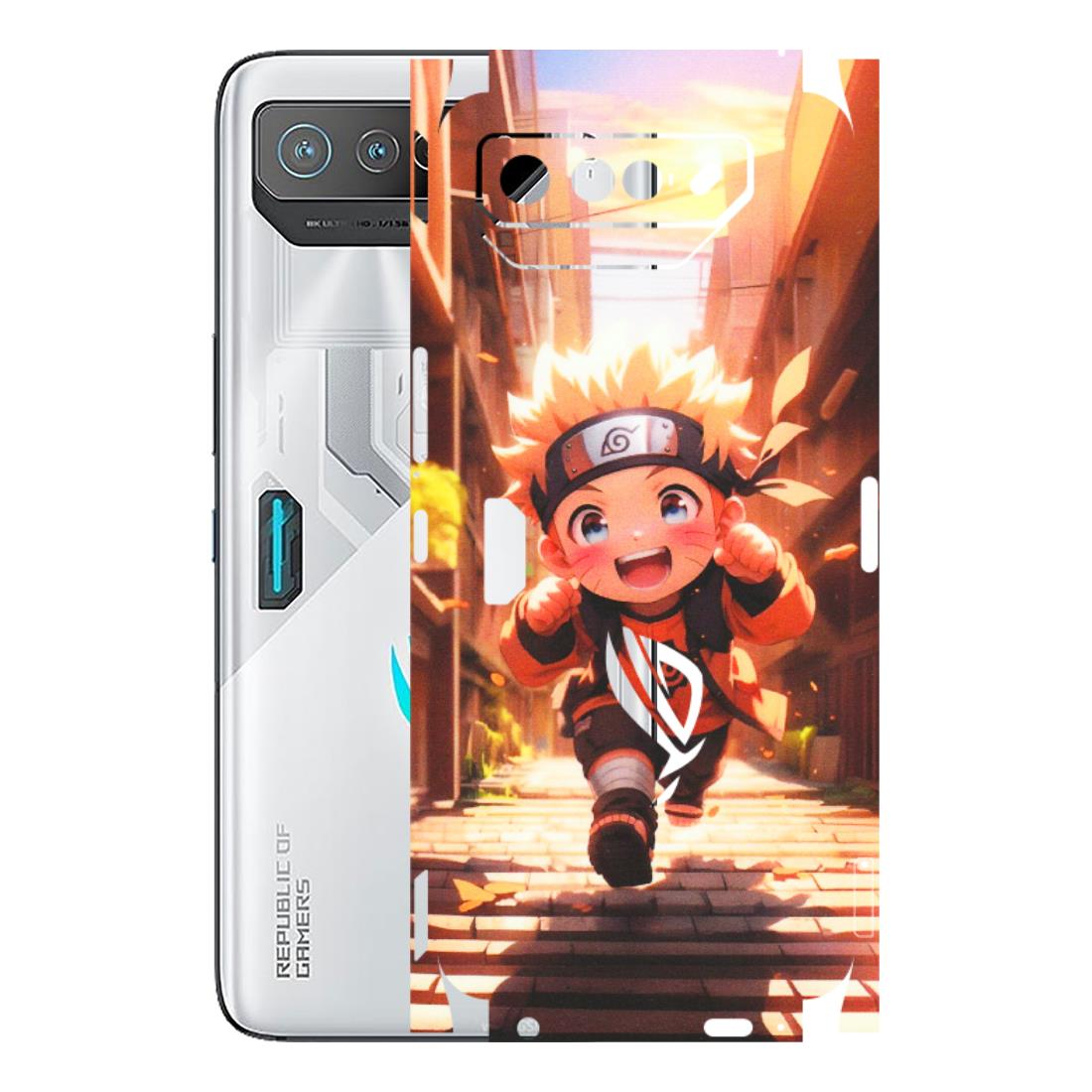 ASUS Phone Skins (All Models) - Naruto Cute Toon Running - Matte Finish (M-04) Asus ROG Phone 7 (5G)