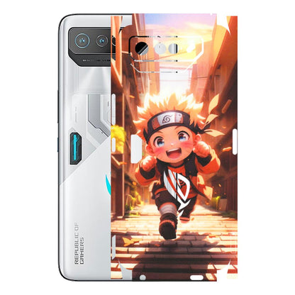 ASUS Phone Skins (All Models) - Naruto Cute Toon Running - Matte Finish (M-04) Asus ROG Phone 7 (5G)