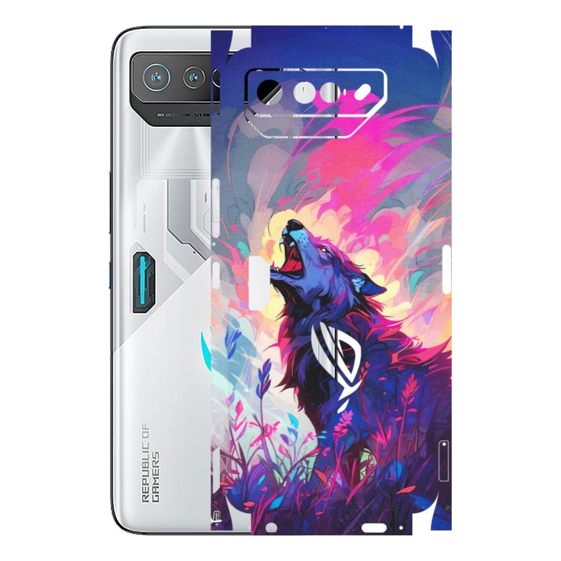 ASUS Phone Skins (All Models) - New Wild Wolf Abstract - Matte Finish (M-125) Asus ROG Phone 7 (5G)