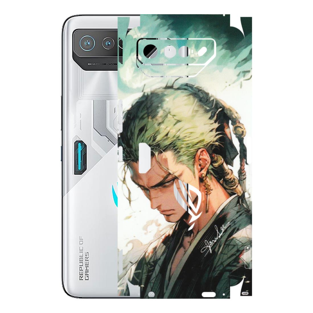 ASUS Phone Skins (All Models) - New Roronoa Zoro One Picece Anime - Matte Finish (M-140) Asus ROG Phone 7 (5G)