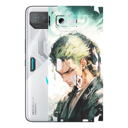 ASUS Phone Skins (All Models) - Pirate Hunter One Piece Anime - Matte Finish (M-157) Asus ROG Phone 7 (5G)