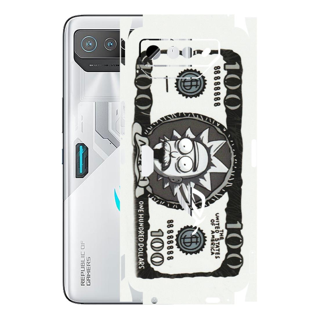 ASUS Phone Skins (All Models) - Rick And Morty Hundred Dollar Anime - Matte Finish (M-161) Asus ROG Phone 7 (5G)