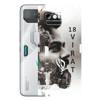 ASUS Phone Skins (All Models) - Virat Kohli Cricketer - Matte Finish (M-163) Asus ROG Phone 7 (5G)
