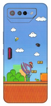 ASUS Phone Skins (All Models) - Mario Game Scene - Matte Finish (M-24) Asus ROG Phone 7 (5G)