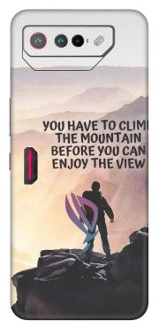 ASUS Phone Skins (All Models) - Motivational Hiking Mountain - Matte Finish (M-28) Asus ROG Phone 7 (5G)