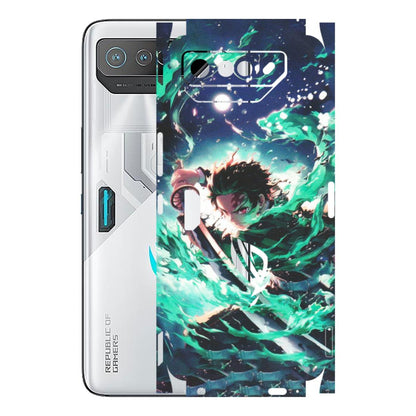 ASUS Phone Skins (All Models) - Sword Fighter Anime - Matte Finish (M-29) Asus ROG Phone 7 (5G)