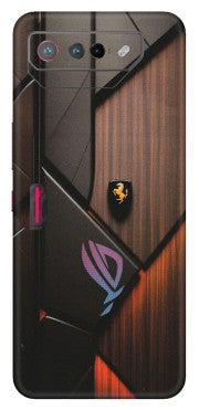ASUS Phone Skins (All Models) - Lambo Beauty Wood Pattern Sober - Matte Finish (M-51) Asus ROG Phone 7 (5G)
