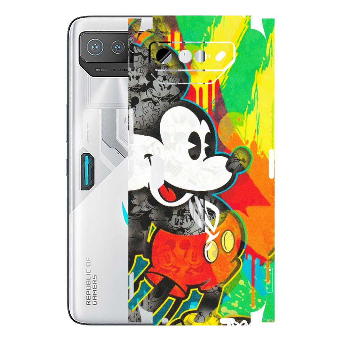 ASUS Phone Skins (All Models) - Multiple Mickey With Colourful Texture - Matte Finish (M-84) Asus ROG Phone 7 (5G)