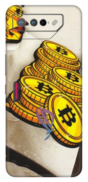 ASUS Phone Skins (All Models) - Billionaire Bitcoin Collection - Matte Finish (M-92) Asus ROG Phone 7 (5G)
