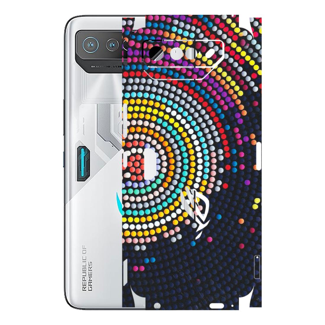 ASUS Phone Skins (All Models) - Rainbow Dot Mandala - Matte Finish (M-97) Asus ROG Phone 7 (5G)