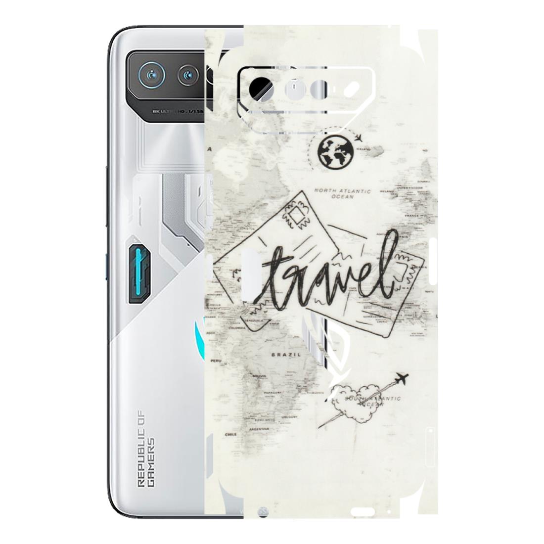 ASUS Phone Skins (All Models) - Travel Ticket - Transparent Finish (T-06) Asus ROG Phone 7 (5G)