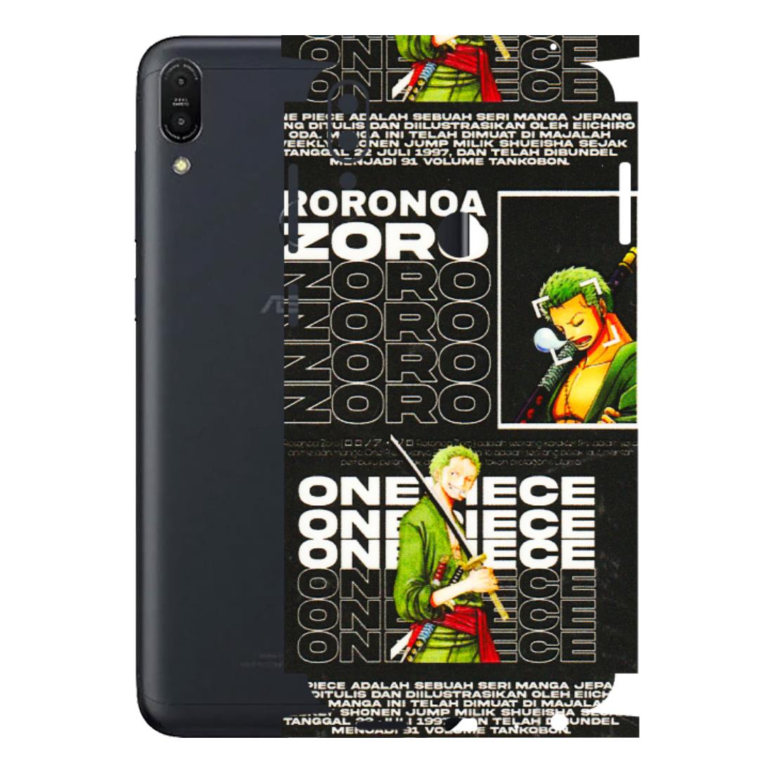 ASUS Phone Skins (All Models) - One Piece Zoro - 3D Embossed Finish (L-250) Asus ZENFONE MAX PRO (M1)