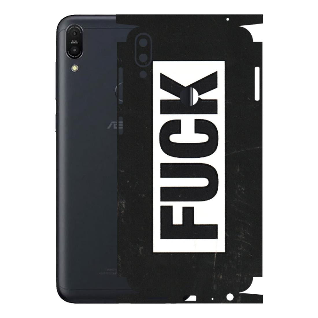 ASUS Phone Skins (All Models) - The F Word - 3D Embossed Finish (L-255) Asus ZENFONE MAX PRO (M1)
