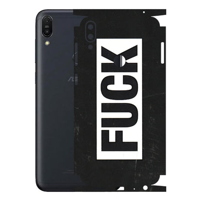ASUS Phone Skins (All Models) - The F Word - 3D Embossed Finish (L-255) Asus ZENFONE MAX PRO (M1)