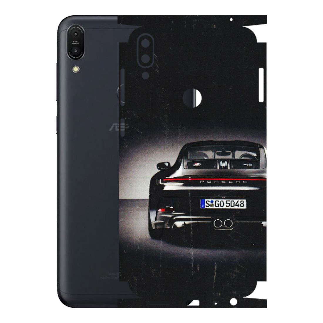 ASUS Phone Skins (All Models) - New Black Porsche GT3 - 3D Embossed Finish (L-327) Asus ZENFONE MAX PRO (M1)