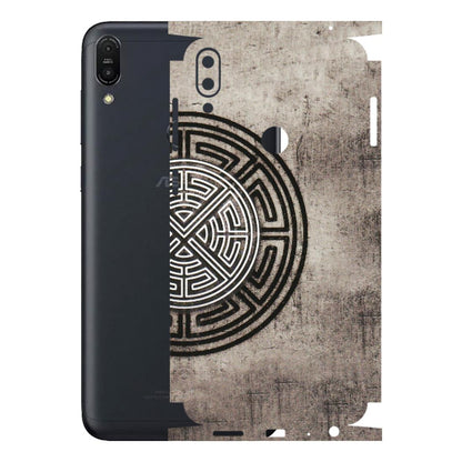 ASUS Phone Skins (All Models) - Mysterious Circular Design - 3D Embossed Finish (L-63) Asus ZENFONE MAX PRO (M1)