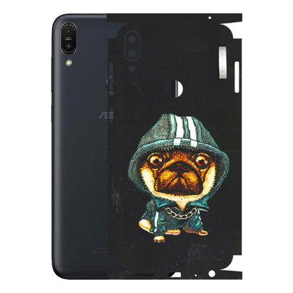 ASUS Phone Skins (All Models) - Puppy N Hoodie - 3D Embossed Finish (L-90) Asus ZENFONE MAX PRO (M1)
