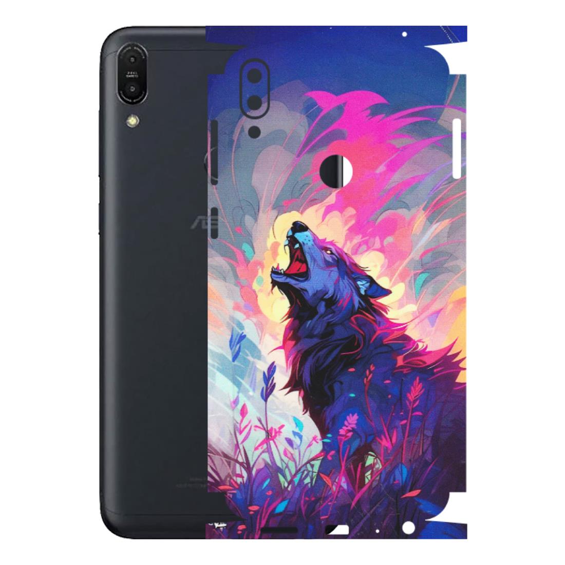 ASUS Phone Skins (All Models) - New Wild Wolf Abstract - Matte Finish (M-125) Asus ZENFONE MAX PRO (M1)