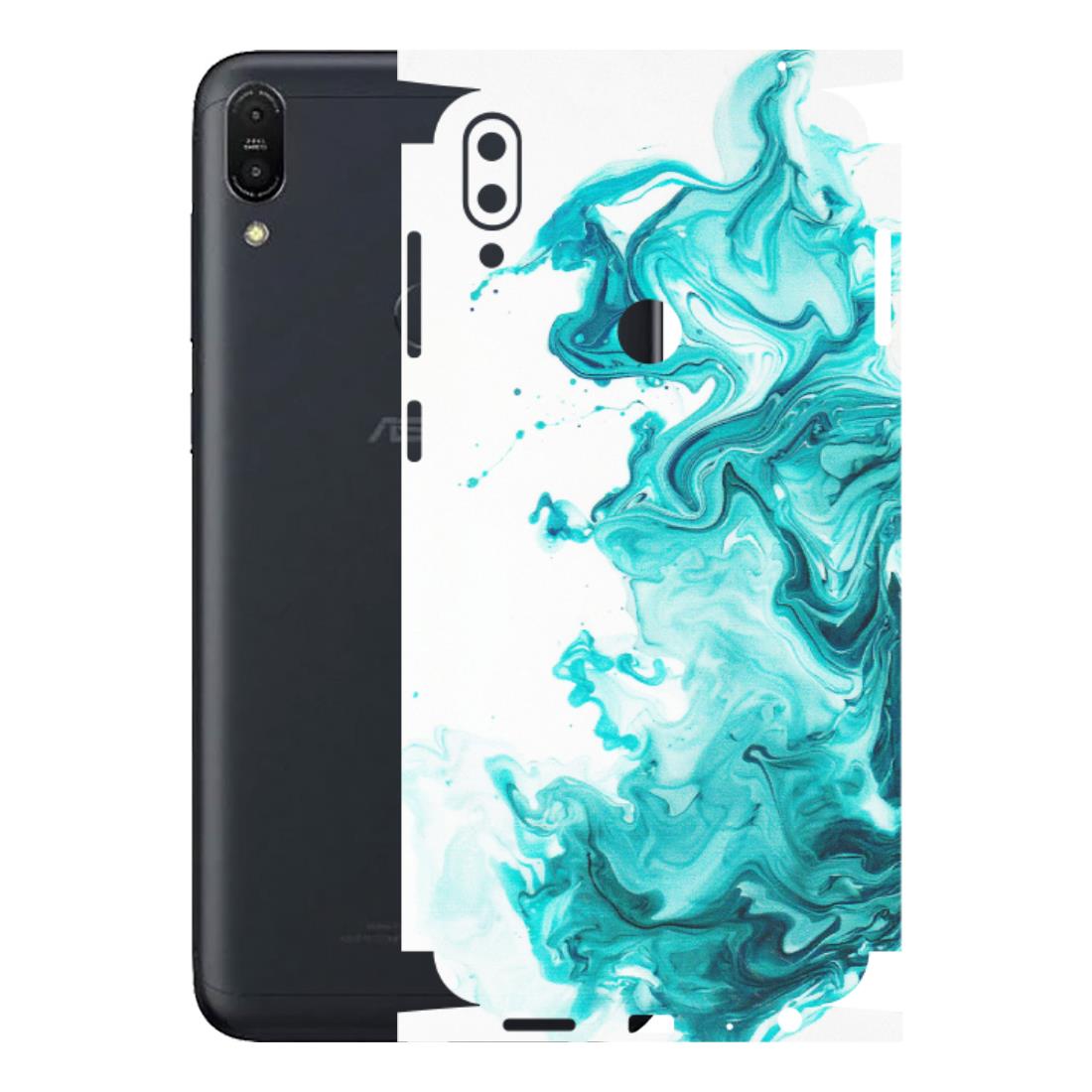 ASUS Phone Skins (All Models) - Sky Blue Abstract Colour - Matte Finish (M-146) Asus ZENFONE MAX PRO (M1)