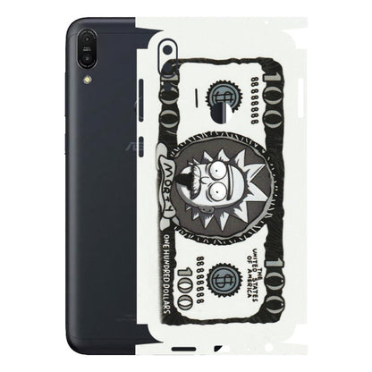 ASUS Phone Skins (All Models) - Rick And Morty Hundred Dollar Anime - Matte Finish (M-161) Asus ZENFONE MAX PRO (M1)