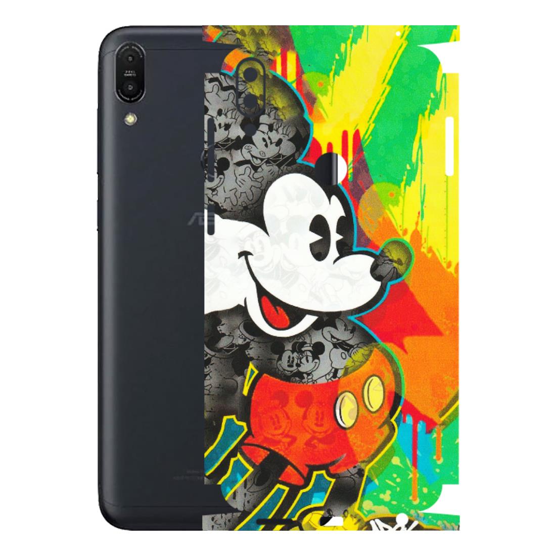 ASUS Phone Skins (All Models) - Multiple Mickey With Colourful Texture - Matte Finish (M-84) Asus ZENFONE MAX PRO (M1)