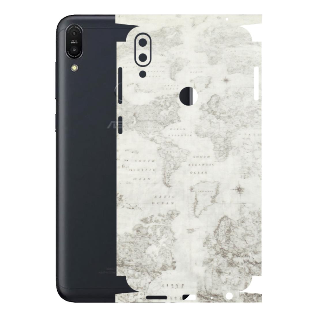 ASUS Phone Skins (All Models) - World Travel Map - Transparent Finish (T-04) Asus ZENFONE MAX PRO (M1)