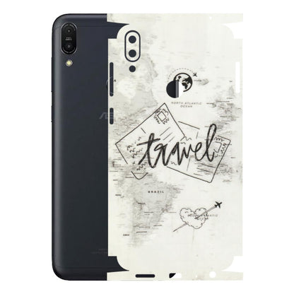 ASUS Phone Skins (All Models) - Travel Ticket - Transparent Finish (T-06) Asus ZENFONE MAX PRO (M1)