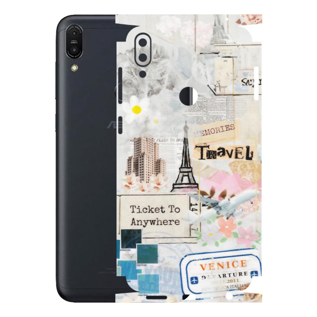 ASUS Phone Skins (All Models) - Travel Memories - Transparent Finish (T-09) Asus ZENFONE MAX PRO (M1)