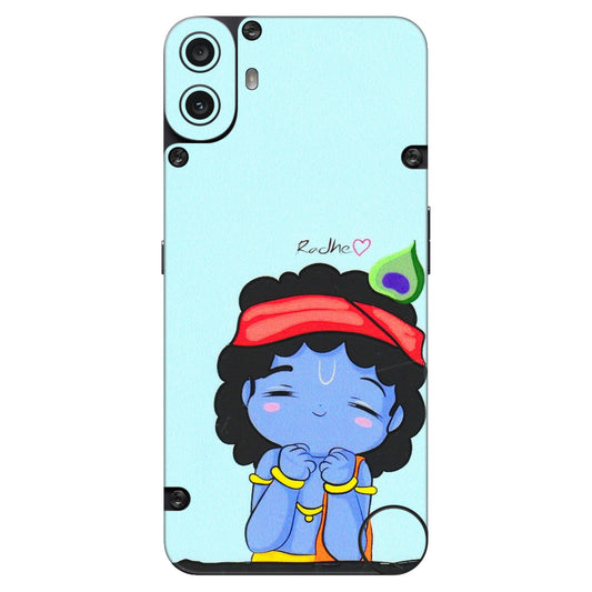 CMF by Nothing Phone Skins - Radhe Radhe Cute Toon - 3D Embossed Finish (L-05) CMF Phone 1