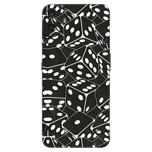 CMF by Nothing Phone Skins - Big Black Dices - 3D Embossed Finish (L-106) CMF Phone 1