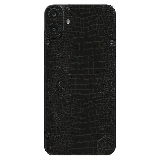 CMF by Nothing Phone Skins - Snake Leather Black - 3D Embossed Finish (L-107) CMF Phone 1