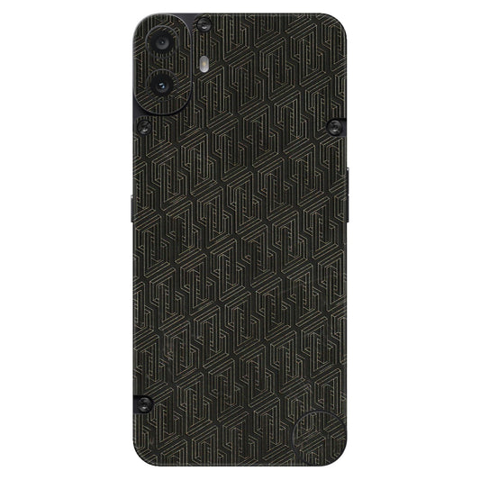CMF by Nothing Phone Skins - Black Abstract Pattern - 3D Embossed Finish (L-117) CMF Phone 1