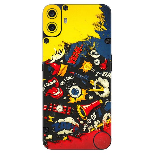 CMF by Nothing Phone Skins - Pacific Doodle Art - 3D Embossed Finish (L-120) CMF Phone 1