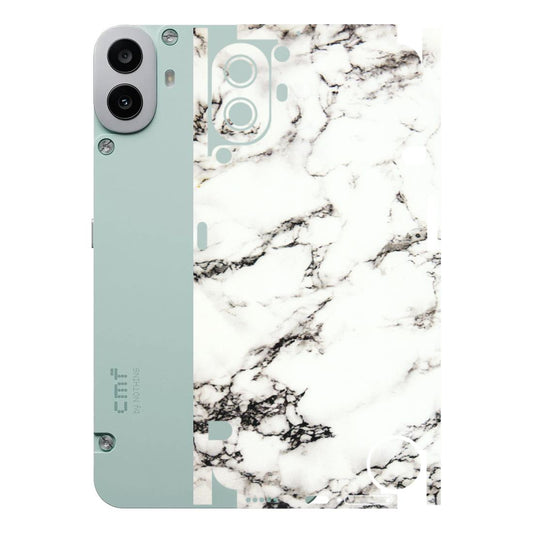 CMF by Nothing Phone Skins - Black and White Marble Texture - 3D Embossed Finish (L-124) CMF Phone 1