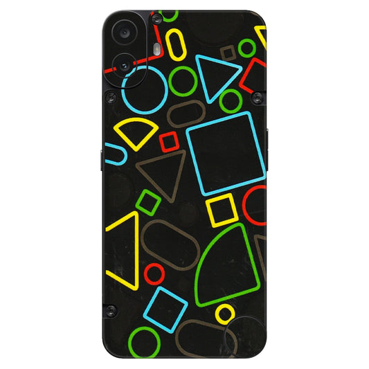 CMF by Nothing Phone Skins - Black Shapes - 3D Embossed Finish (L-131) CMF Phone 1
