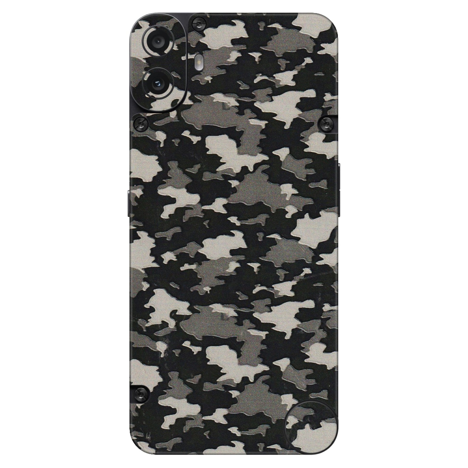 CMF by Nothing Phone Skins - Black/Grey Camoflaunge - 3D Embossed Finish (L-142) CMF Phone 1