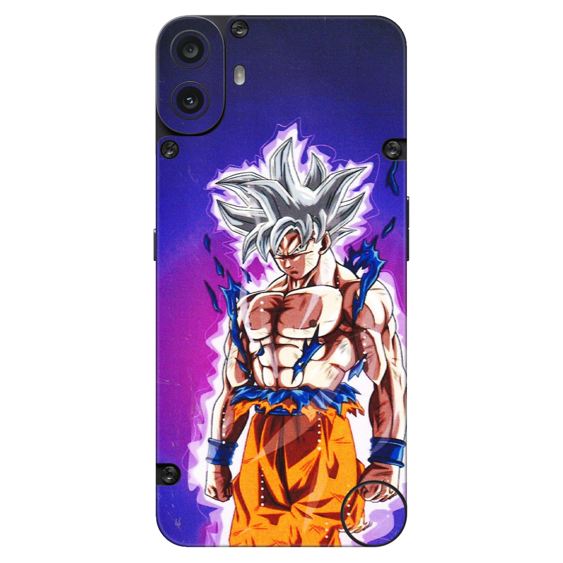 CMF by Nothing Phone Skins - Goku Purple Anime - 3D Embossed Finish (L-147) CMF Phone 1