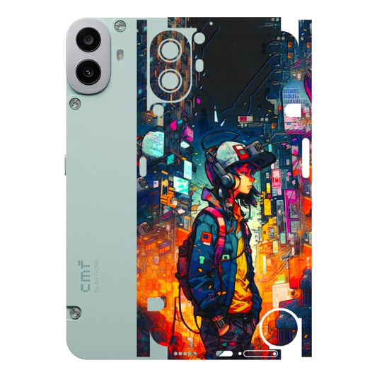 CMF by Nothing Phone Skins - Street Anime Guy - 3D Embossed Finish (L-158) CMF Phone 1