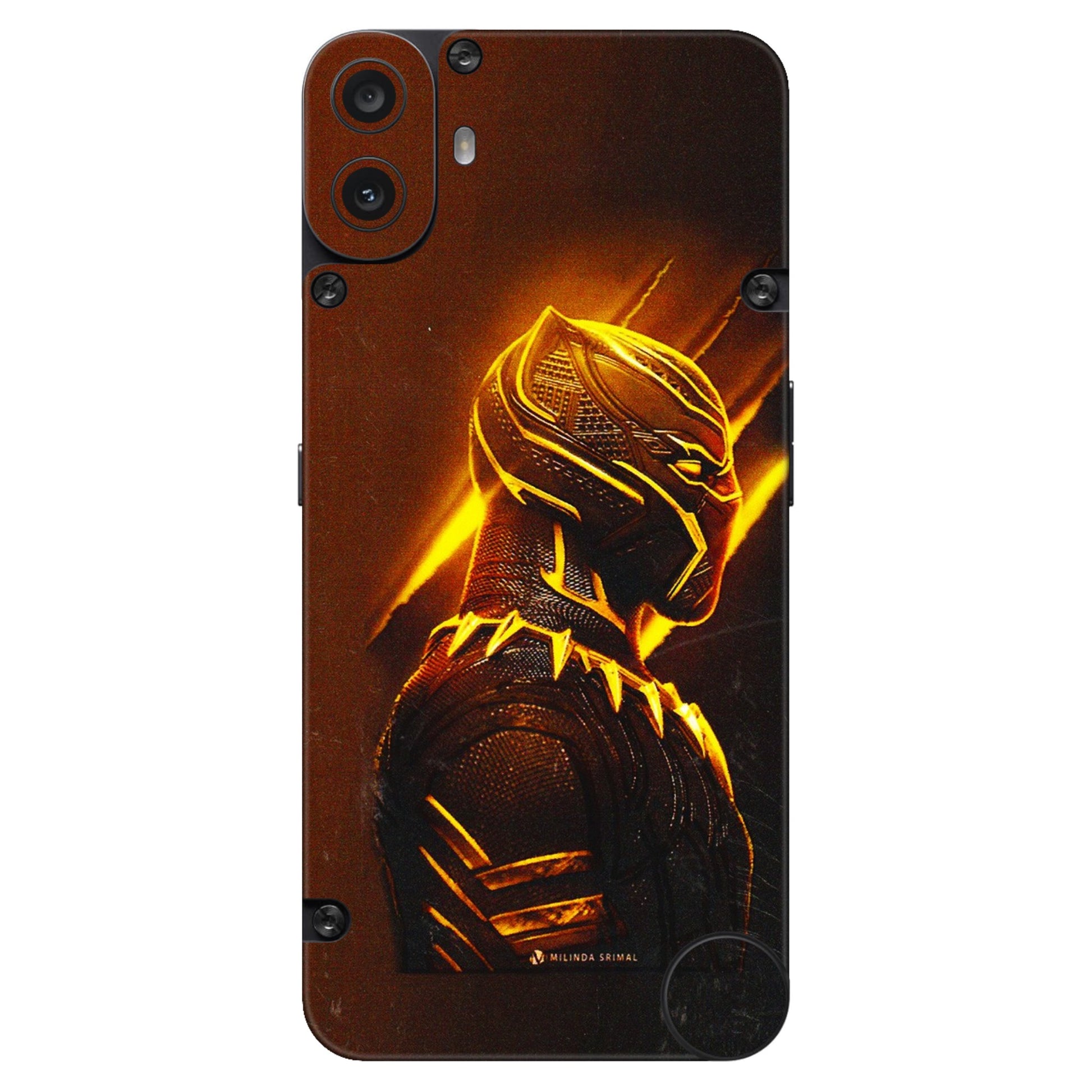 CMF by Nothing Phone Skins - Gold Black Panther - 3D Embossed Finish (L-181) CMF Phone 1