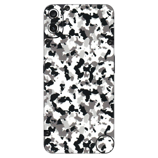CMF by Nothing Phone Skins - White Black Camouflage - 3D Embossed Finish (L-18) CMF Phone 1