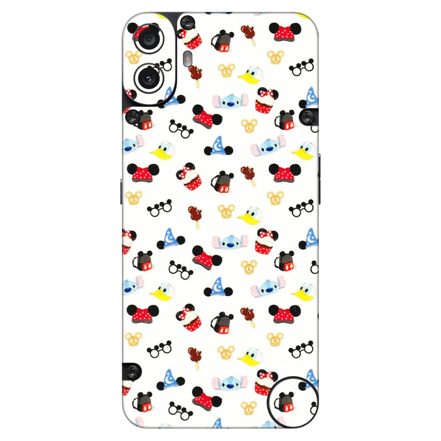 CMF by Nothing Phone Skins - Minnie Mouse & Donald Doodles s - 3D Embossed Finish (L-194) CMF Phone 1